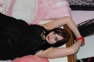 www.boundkathy-friends.com - Mysty tied to bed thumbnail
