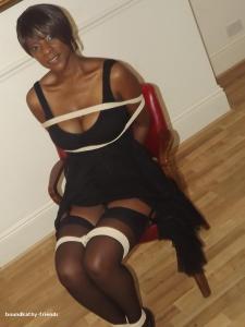 www.boundkathy-friends.com - Bounty tied to Chair thumbnail