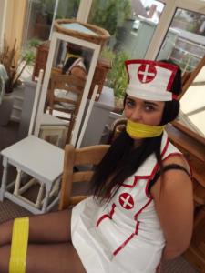 www.boundkathy-friends.com - Chel Naughty Nurse thumbnail