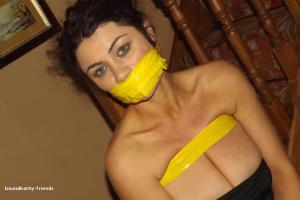 www.boundkathy-friends.com - Sue tape tied thumbnail