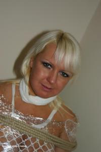 www.boundkathy-friends.com - Victoria Clingfilmed thumbnail