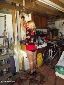 www.boundkathy-friends.com - Tigerlily bound in workshop thumbnail